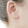 Natural Landscape Mountain Ear Climber Earring Geography Jewelry Trekking