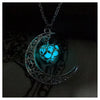 Glowing Pendant Necklaces Silver Plated Chain Necklaces