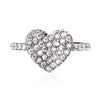 Creative Heart-shaped Diamond Ring