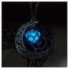 Glowing Pendant Necklaces Silver Plated Chain Necklaces